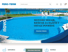 Tablet Screenshot of fero-term.hr
